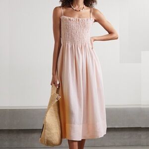 THREE GRACES LONDON LENA SMOCKED DRESS